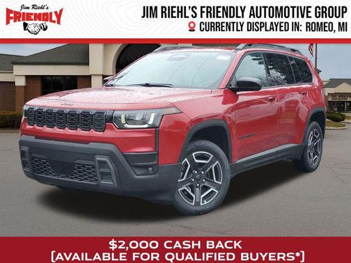 Red Hot Pearlcoat 2026 Jeep Cherokee Limited