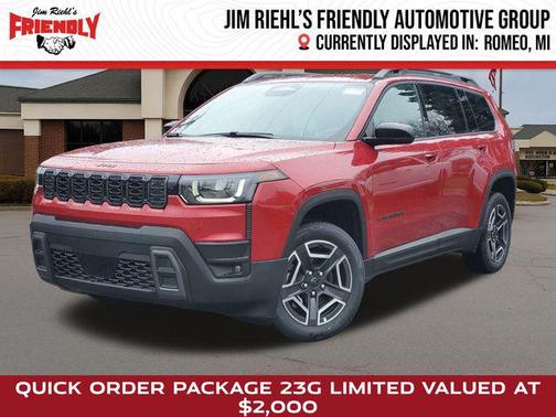 Red Hot Pearlcoat 2026 Jeep Cherokee Limited