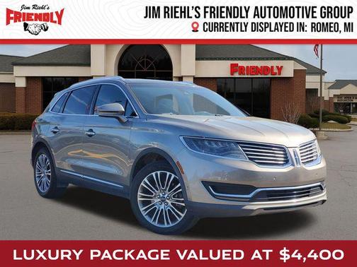 Luxe Metallic 2016 Lincoln MKX Reserve