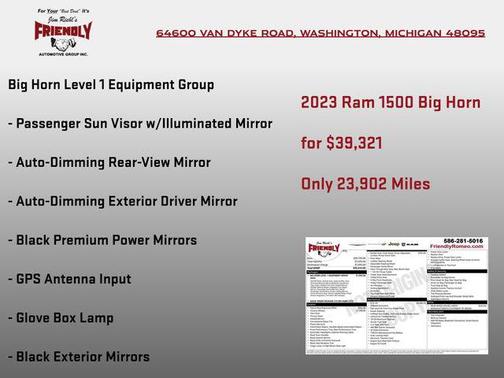 Patriot Blue Pearlcoat 2023 RAM 1500 Big Horn/Lone Star