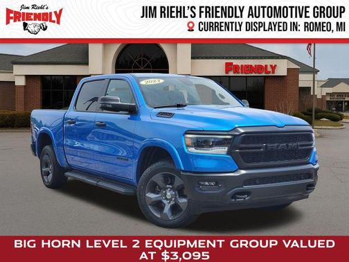 Hydro Blue Pearlcoat 2023 RAM 1500 Big Horn/Lone Star