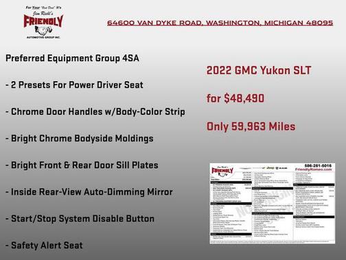 2022 GMC Yukon SLT