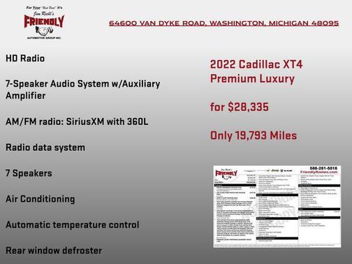 Cayenne Red Tintcoat 2022 Cadillac XT4 Premium Luxury