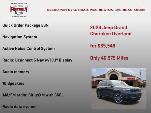 2023 Jeep Grand Cherokee Overland