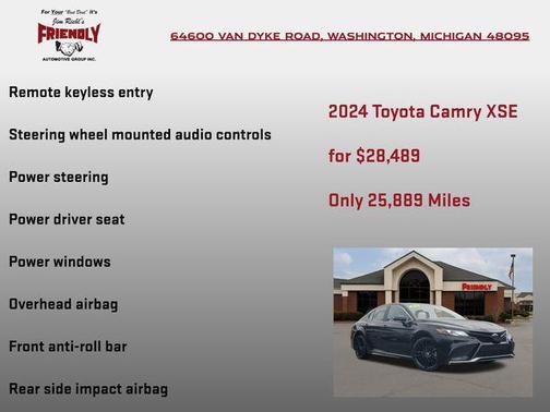 2024 Toyota Camry XSE