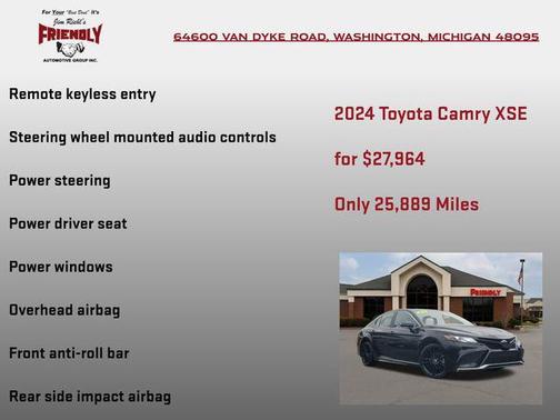 2024 Toyota Camry XSE