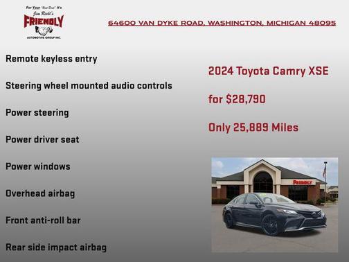 2024 Toyota Camry XSE
