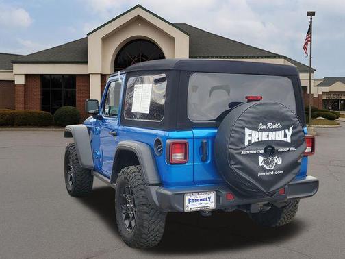 Hydro Blue Pearlcoat 2024 Jeep Wrangler Willys