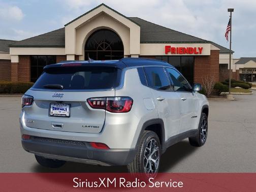 Silver Zynith Metallic Clearcoat 2024 Jeep Compass Limited