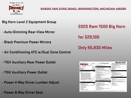 Billet Silver Metallic Clearcoat 2020 RAM 1500 Big Horn/Lone Star