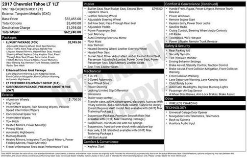 2017 Chevrolet Tahoe LT