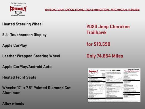 2020 Jeep Cherokee Trailhawk