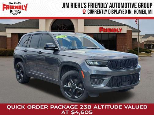 Baltic Gray Metallic Clearcoat 2024 Jeep Grand Cherokee Altitude