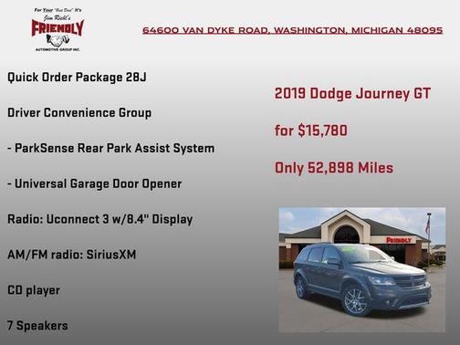 Granite Pearlcoat 2019 Dodge Journey GT