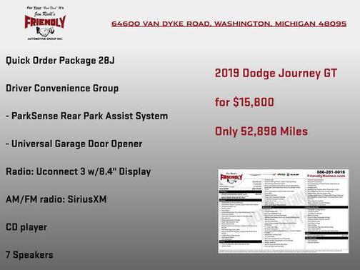 2019 Dodge Journey GT