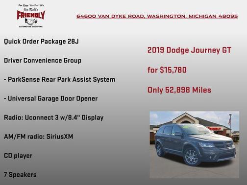 Granite Pearlcoat 2019 Dodge Journey GT