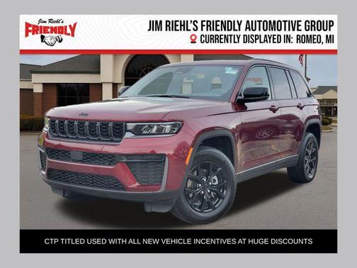 Velvet Red Pearlcoat 2026 Jeep Grand Cherokee Altitude