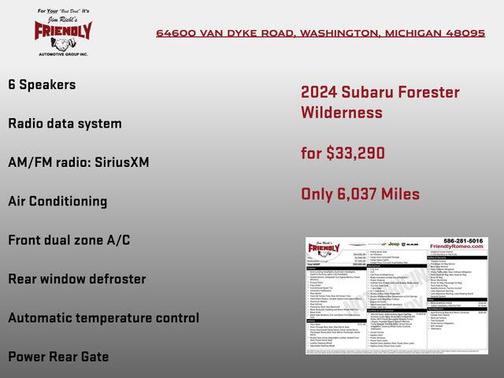 2024 Subaru Forester Wilderness