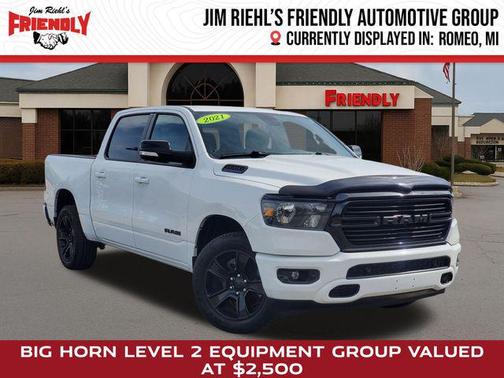 Bright White Clearcoat 2021 RAM 1500 Big Horn/Lone Star
