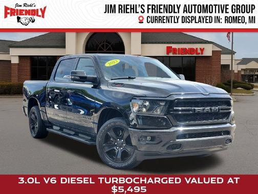 Diamond Black Crystal Pearlcoat 2023 RAM 1500 Big Horn