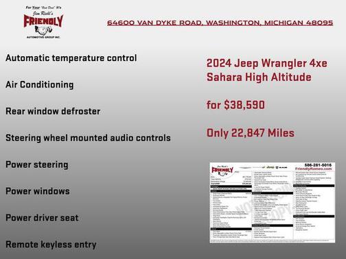 Sarge Green Clearcoat 2024 Jeep Wrangler 4xe High Altitude