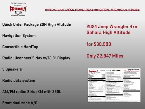 Sarge Green Clearcoat 2024 Jeep Wrangler 4xe High Altitude
