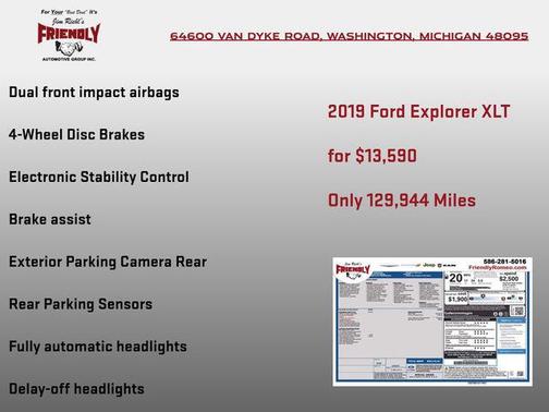 Magnetic 2019 Ford Explorer XLT
