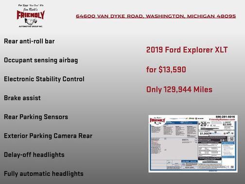 Magnetic 2019 Ford Explorer XLT