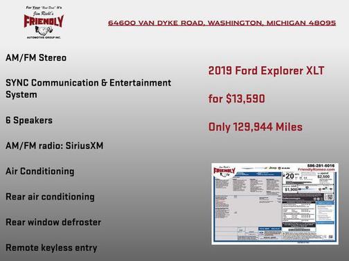 Magnetic 2019 Ford Explorer XLT