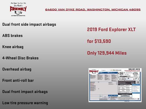 Magnetic 2019 Ford Explorer XLT