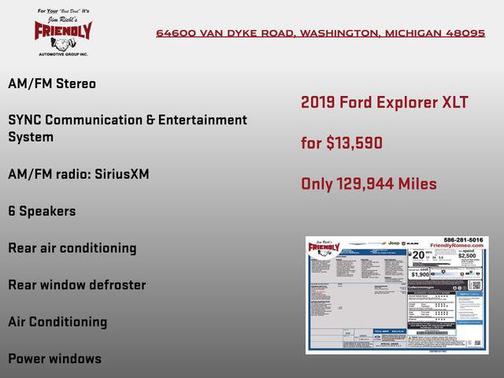 Magnetic 2019 Ford Explorer XLT