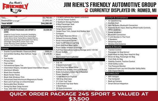 Granite Crystal Metallic Clearcoat 2024 Jeep Wrangler Sport S