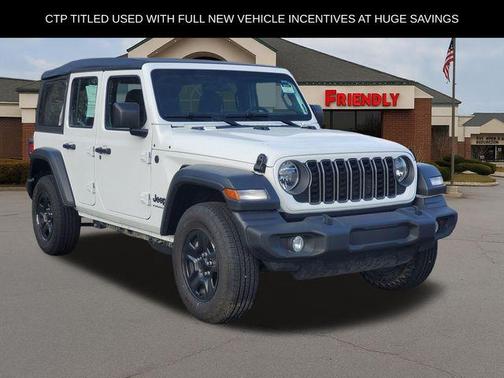 Bright White Clearcoat 2026 Jeep Wrangler Sport