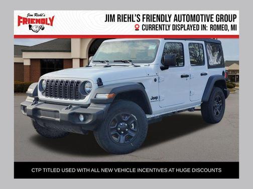 Bright White Clearcoat 2026 Jeep Wrangler Sport