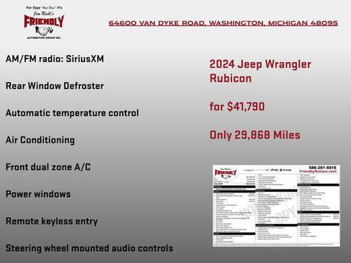 Hydro Blue Pearlcoat 2024 Jeep Wrangler Rubicon