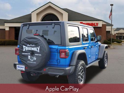 Hydro Blue Pearlcoat 2024 Jeep Wrangler Rubicon