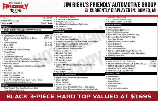 Hydro Blue Pearlcoat 2024 Jeep Wrangler Rubicon
