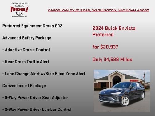 Ebony Twilight Metallic 2024 Buick Envista Preferred