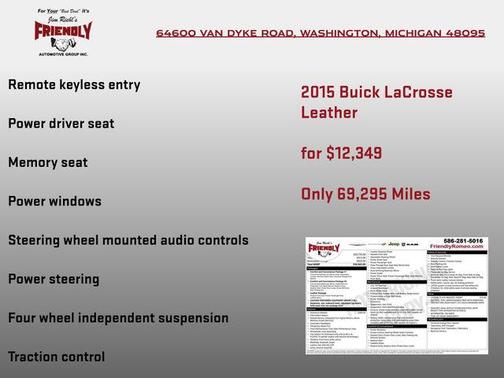 2015 Buick LaCrosse Leather