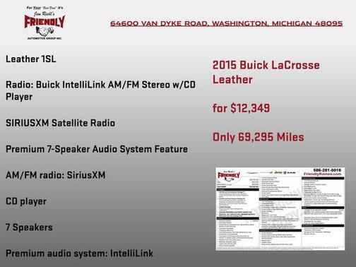 2015 Buick LaCrosse Leather