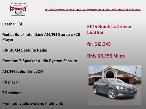 2015 Buick LaCrosse Leather