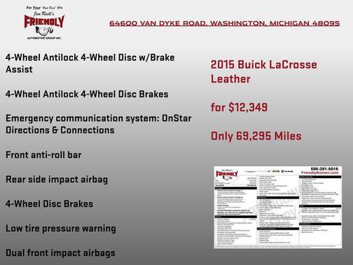 2015 Buick LaCrosse Leather