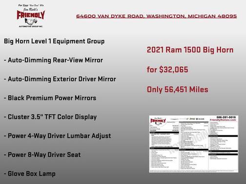 Diamond Black Crystal Pearlcoat 2021 RAM 1500 Big Horn/Lone Star
