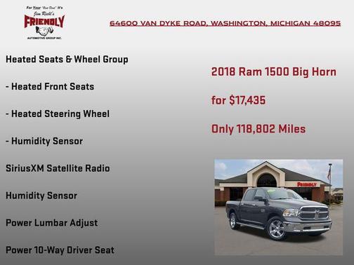 2018 RAM 1500 Big Horn