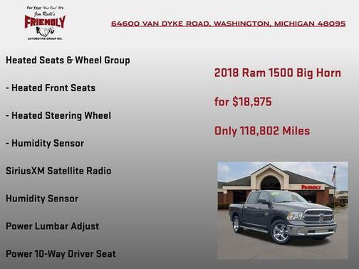 2018 RAM 1500 Big Horn