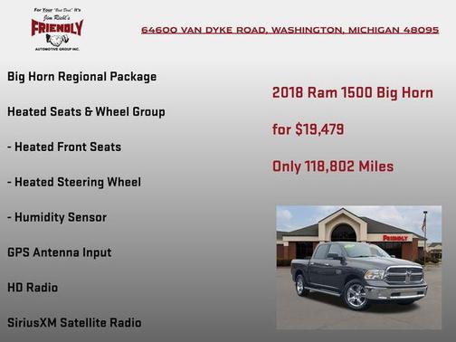 2018 RAM 1500 Big Horn