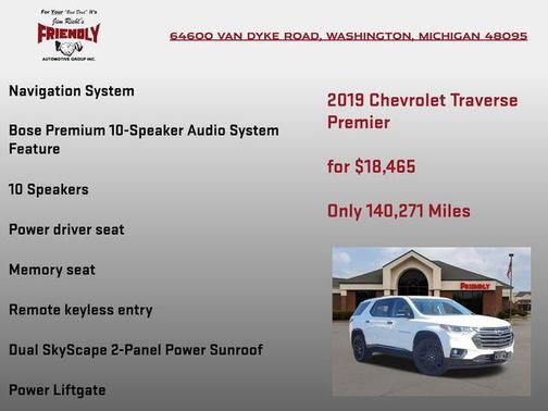 2019 Chevrolet Traverse Premier
