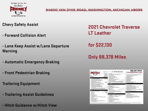 2021 Chevrolet Traverse LT Leather
