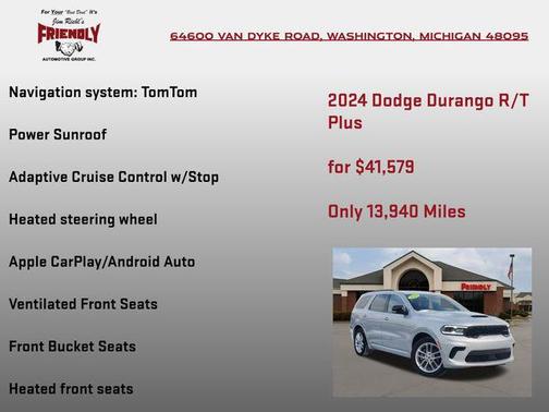 2024 Dodge Durango R/T Plus AWD