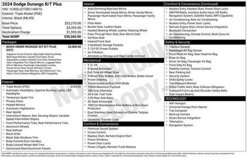 2024 Dodge Durango R/T Plus AWD